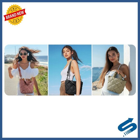 Mini Crossbody Bag with 7+ Pockets, Nylon, Adjustable Strap - Picture 8 of 8